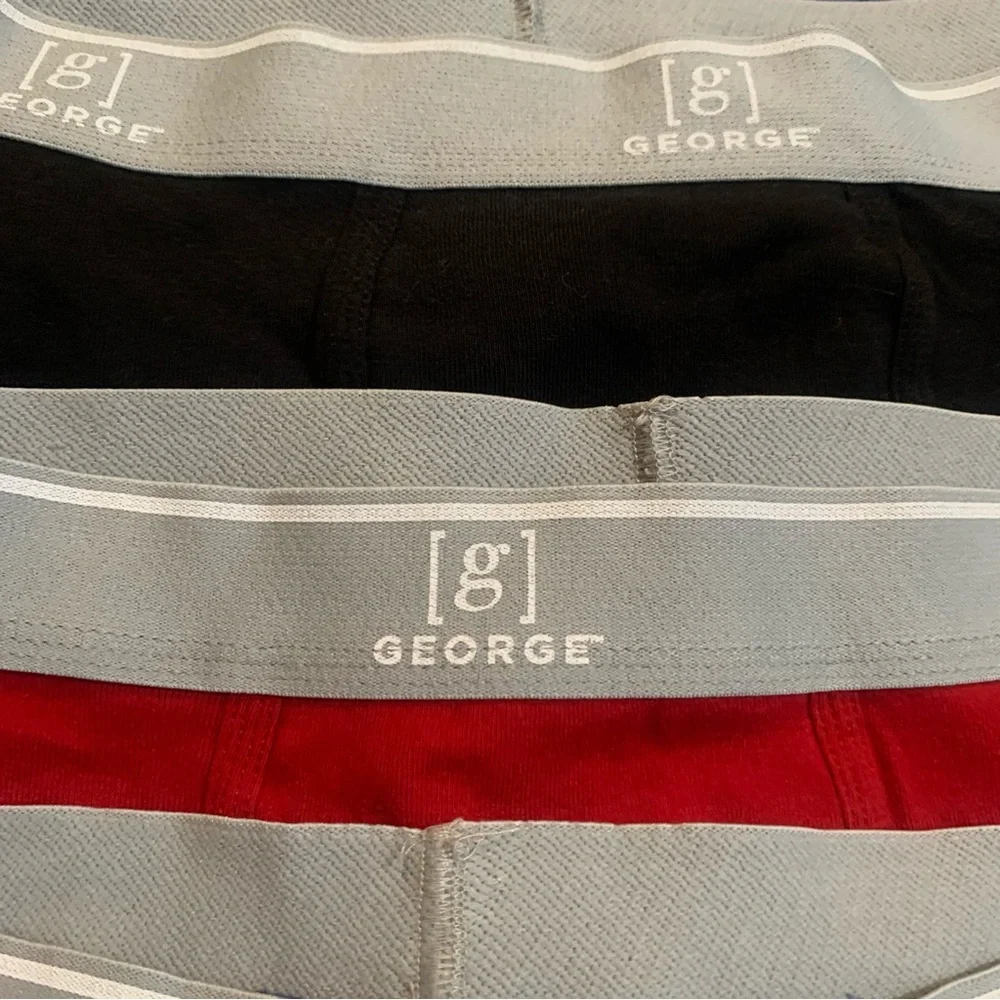 NEW George Underwear Briefs Small (28-30) 6 Pairs